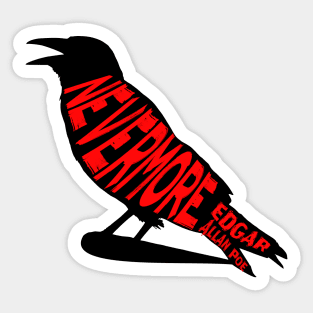 The Raven Nevermore design Sticker